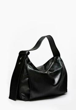 Massimo Dutti NAPPA FINISH SHOULDER - Handbag - Black -Massimo Dutti Shop 4c95edc677d54b968f3f95f10dbebd8f