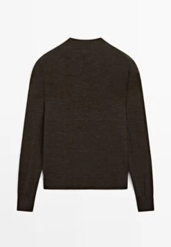 Massimo Dutti MOCK TURTLENECK WITH COVERED BUTTONS - Cardigan - Dark Brown 18 Massimo Dutti MOCK TURTLENECK WITH COVERED BUTTONS - Cardigan - Dark Brown -Massimo Dutti Shop 4c9df0db1bad4f339a316ced87d8cd67