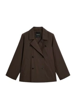 Massimo Dutti BUTTONED RAGLAN SLEEVE WITH BACK DETAIL - Trenchcoat - Bordeaux -Massimo Dutti Shop 4cae51c57d934bdd8bd1442877f37e23