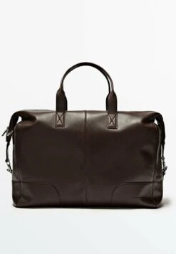 Massimo Dutti Bowling - Weekend Bag - Dark Brown -Massimo Dutti Shop 4cc832f5926942a89a7cd24617559581
