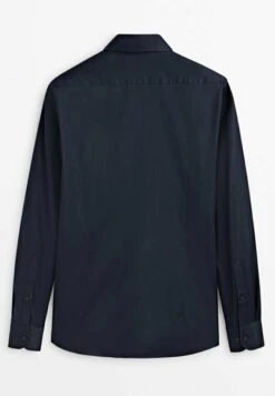 Massimo Dutti Textured - Formal Shirt - Blue Black Denim -Massimo Dutti Shop 4ce68ca02fd0467fa9471e6337f04e83