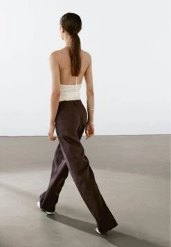 Massimo Dutti RELAXED FIT - Trousers - Purple -Massimo Dutti Shop 4ced85d29b4a4a3cb0d1068ce826a90f