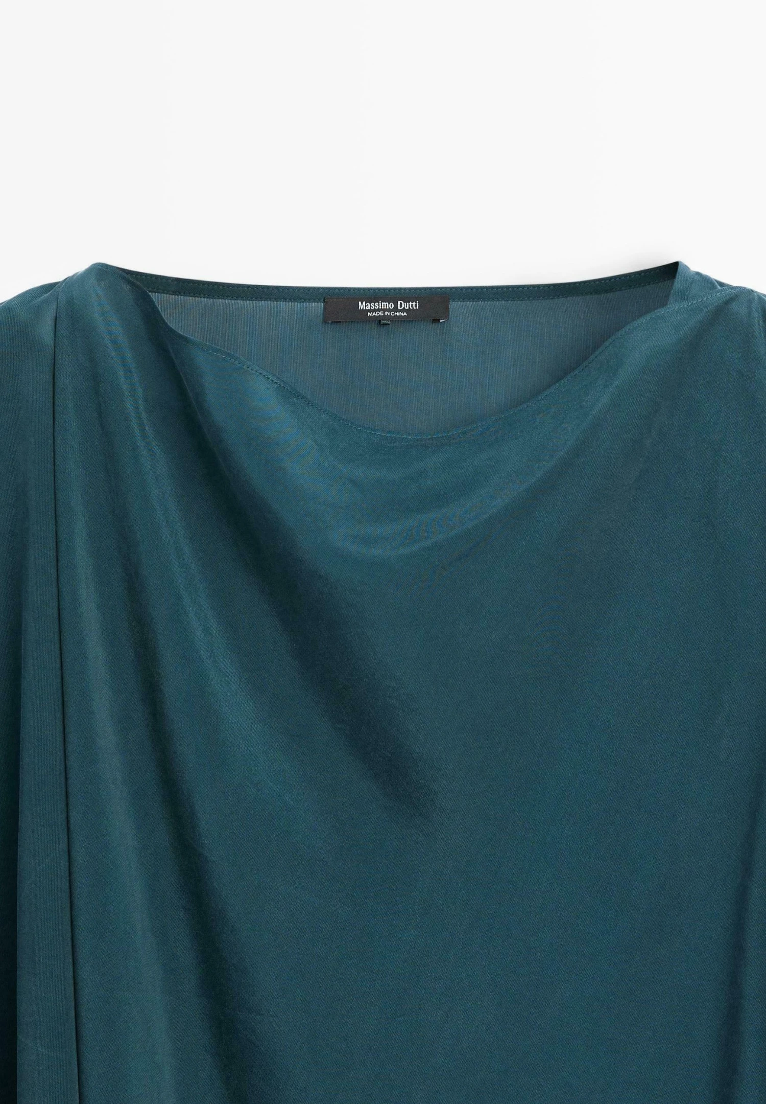 Massimo Dutti FLOWING -STYLE - Cape - Mottled Turquoise 10 Massimo Dutti FLOWING -STYLE - Cape - Mottled Turquoise - Image 8