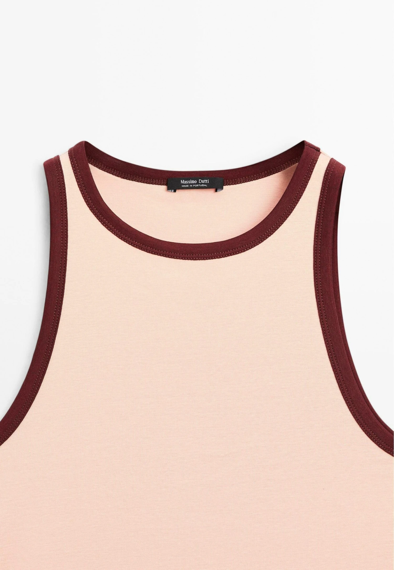Massimo Dutti HALTER NECK WITH CONTRAST DETAIL - Top - Pink 9 Massimo Dutti HALTER NECK WITH CONTRAST DETAIL - Top - Pink - Image 7