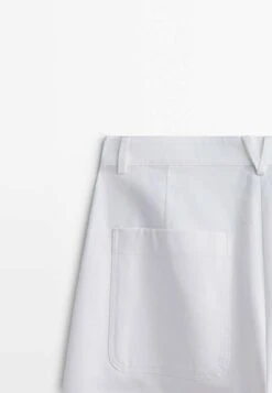 Massimo Dutti Blend Full Length Straight Fit - Trousers -Massimo Dutti Shop 4d92e47945ea4fdba9ca3fafb069e160