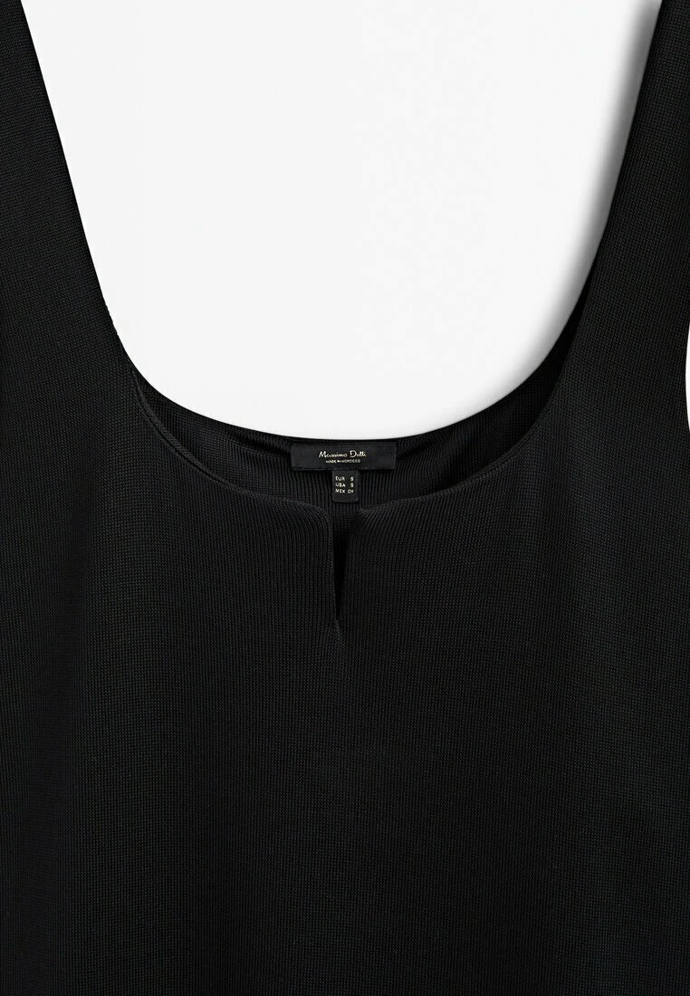 Massimo Dutti Strappy - Day Dress - Black 9 Massimo Dutti Strappy - Day Dress - Black - Image 7