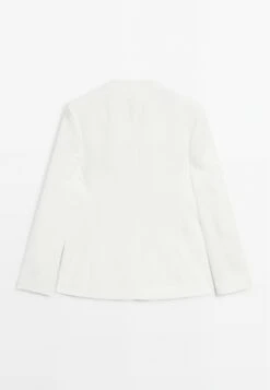 Massimo Dutti BUTTONED LAPEL COLLAR - Blazer - WHITE 18 Massimo Dutti BUTTONED LAPEL COLLAR - Blazer - WHITE -Massimo Dutti Shop 4dd4edc0fed04316949e774122970534