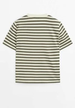 Massimo Dutti Short Sleeve Striped - Print T-Shirt - Khaki 18 Massimo Dutti Short Sleeve Striped - Print T-Shirt - Khaki -Massimo Dutti Shop 4de728a6997b42669701b9db35cf8068