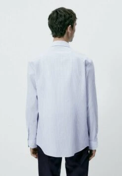 Massimo Dutti Seersucker Textured Striped - Shirt - Light Blue -Massimo Dutti Shop 4dfcee9a5423498cb7b3da8ec2f268c0