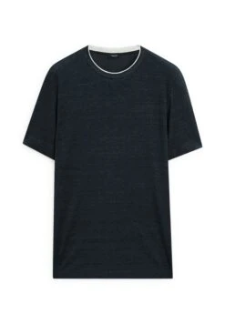 Massimo Dutti CONTRAST COLLAR SHORT SLEEVES - Basic T-shirt - Grey -Massimo Dutti Shop 4e2fbba281bd45f4a2ef80d371984863