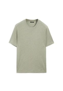 Massimo Dutti SHORT SLEEVE WITH CREW NECK - Basic T-shirt - Light Blue -Massimo Dutti Shop 4e3869ff367740d9b1a436b1c799d856