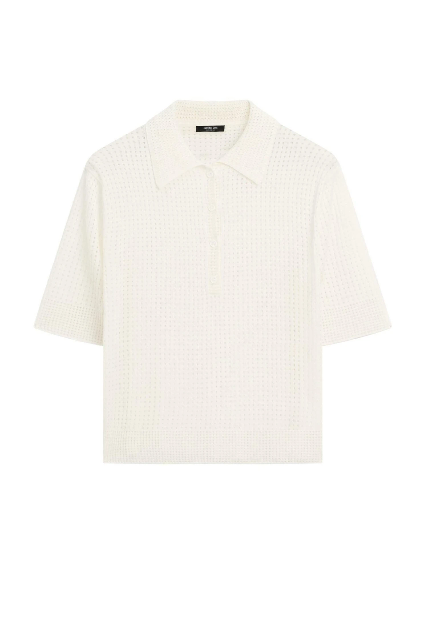 Massimo Dutti POLO COLLAR WITH SHORT SLEEVES - Polo Shirt - Black 11 Massimo Dutti POLO COLLAR WITH SHORT SLEEVES - Polo Shirt - Black - Image 9