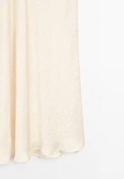 Massimo Dutti FLOWING SATIN MIDI - A-line Skirt - Beige -Massimo Dutti Shop 4e5e67561f174499965d3f035d67749b