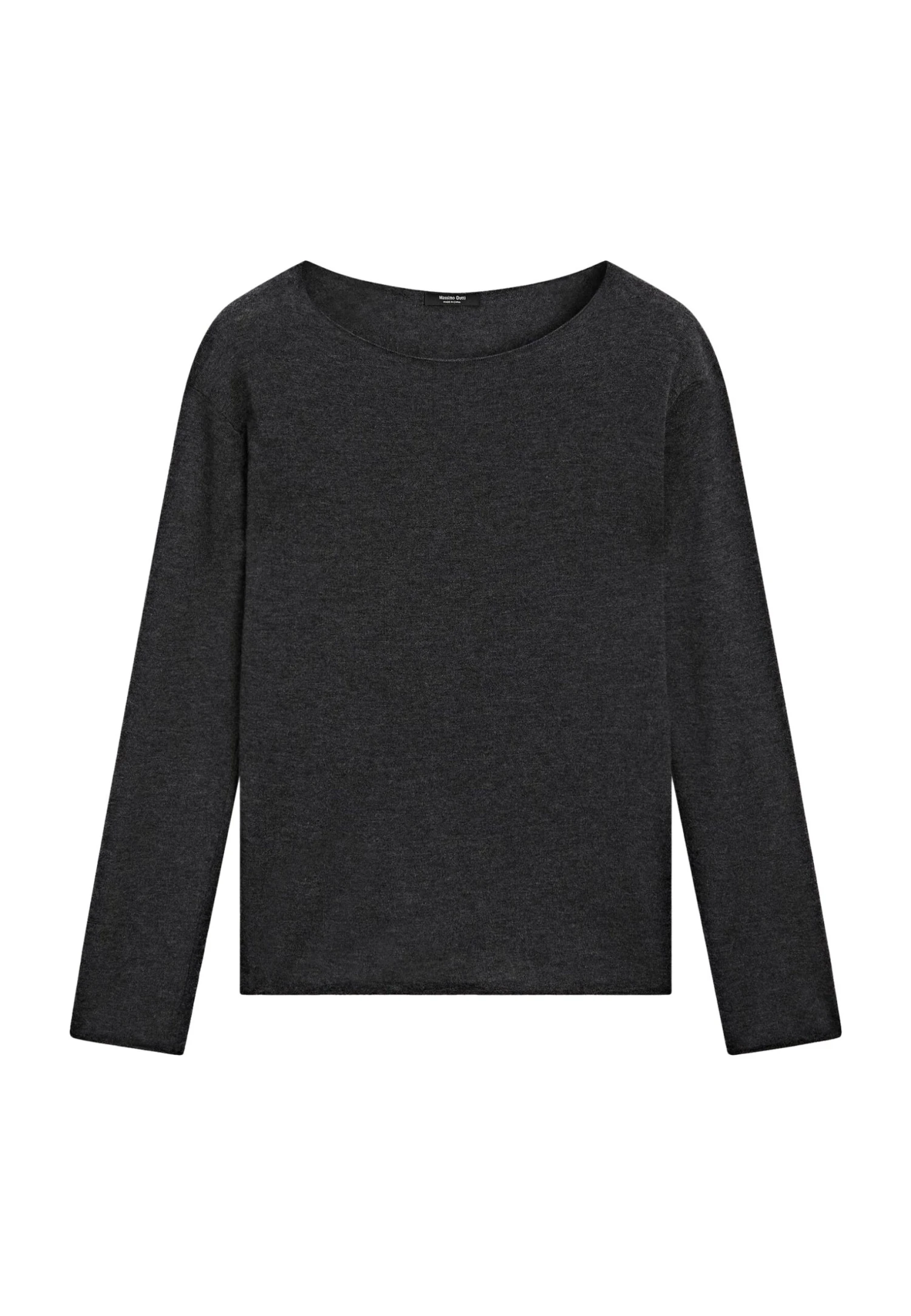 Massimo Dutti BOAT NECK LONG SLEEVE - Jumper - Dark Brown 12 Massimo Dutti BOAT NECK LONG SLEEVE - Jumper - Dark Brown - Image 10