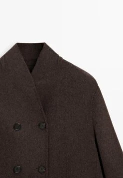 Massimo Dutti TUXEDO COLLAR - Classic Coat - Brown 18 Massimo Dutti TUXEDO COLLAR - Classic Coat - Brown -Massimo Dutti Shop 4ec094992e504c00a9e46daafc3bc18b