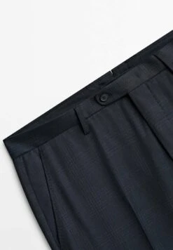 Massimo Dutti Check - Chinos - Blue Denim -Massimo Dutti Shop 4ec0a8fef7e0438781bb4702fdcdeed6