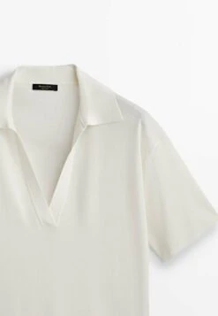 Massimo Dutti Polo Shirt - Beige -Massimo Dutti Shop 4f1e9f71432744ecac5b243fb19c7ab2