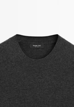 Massimo Dutti CREW NECK LONG SLEEVE - Jumper - Dark Grey -Massimo Dutti Shop 4f5e82d8b2874c0f933995da80c1e3e9