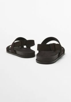 Massimo Dutti SPLIT - Sandals - Dark Brown -Massimo Dutti Shop 4f8d91cc93cd4974b6c191f2c398ebc6