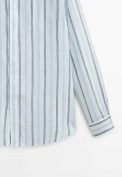 Massimo Dutti Two-Tone Striped - Shirt - Light Blue 19 Massimo Dutti Two-Tone Striped - Shirt - Light Blue -Massimo Dutti Shop 4faa582f17e64d499ba33ffc71242ced