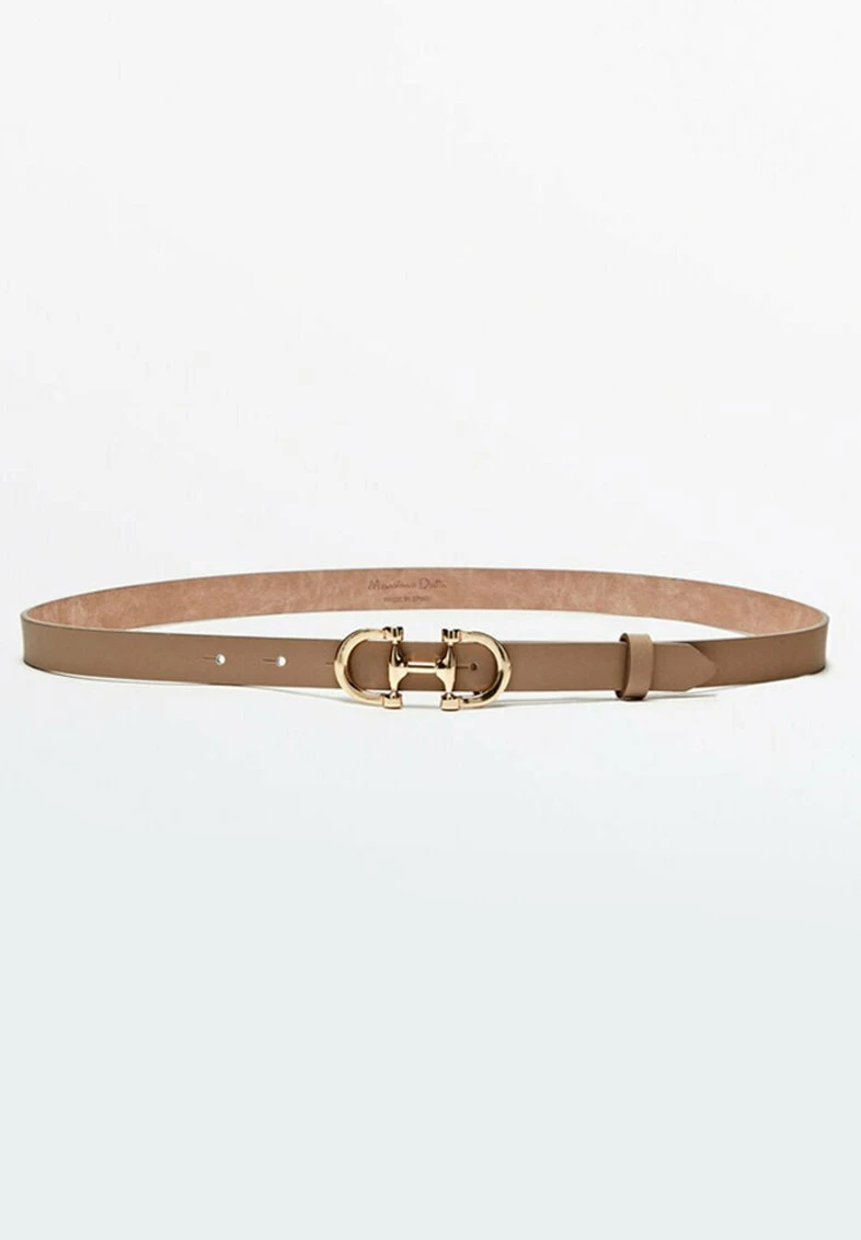 Massimo Dutti With Double Buckle - Belt - Sand 8 Massimo Dutti With Double Buckle - Belt - Sand - Image 6