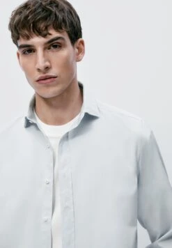 Massimo Dutti Slim Fit - Shirt - Blue/Grey 15 Massimo Dutti Slim Fit - Shirt - Blue/Grey -Massimo Dutti Shop 4ffabe3563b64a41b618c1baaa568217