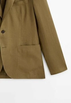 Massimo Dutti Suit Jacket - Beige -Massimo Dutti Shop 5007a0aed491440ab19e5678d261948b