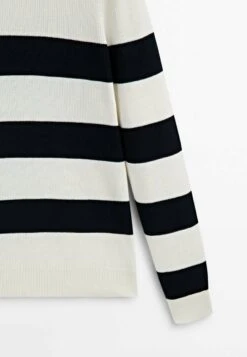 Massimo Dutti Striped Crew Neck - Jumper - Beige 20 Massimo Dutti Striped Crew Neck - Jumper - Beige -Massimo Dutti Shop 501ae14a280d4247b70f261cf6e341c6