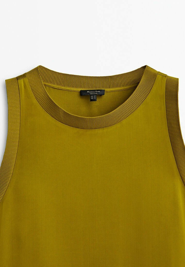 Massimo Dutti Midi With Detail - Day Dress - Green 11 Massimo Dutti Midi With Detail - Day Dress - Green - Image 9