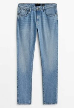 Massimo Dutti Tapered Fit Mid Bleach- Slim Fit Jeans - Blue 23 Massimo Dutti Tapered Fit Mid Bleach- Slim Fit Jeans - Blue -Massimo Dutti Shop 504c8dd4ea26420eb086f02f2e62502f