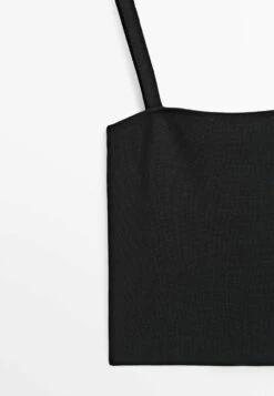 Massimo Dutti Strappy- Top - Black -Massimo Dutti Shop 5086a29c3d334686897b28d8c6392901