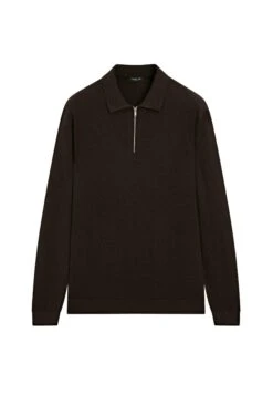 Massimo Dutti POLO COLLAR WITH ZIP - Jumper - Brown 17 Massimo Dutti POLO COLLAR WITH ZIP - Jumper - Brown -Massimo Dutti Shop 50895d3fadeb4ba8a61986fdb7239747