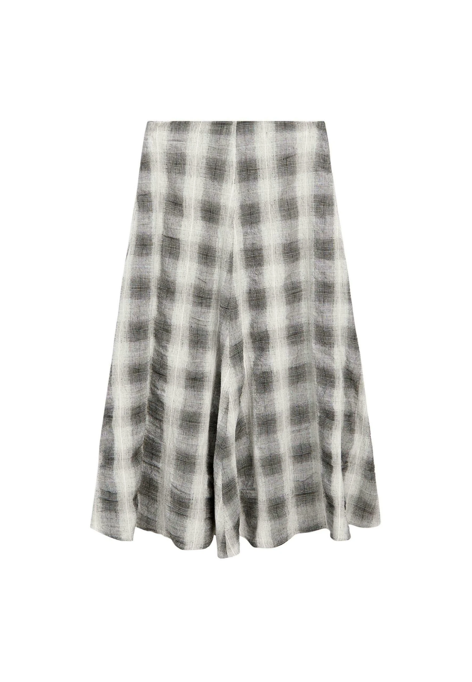Massimo Dutti LONG FLARED CHECK - Maxi Skirt - Grey 3 Massimo Dutti LONG FLARED CHECK - Maxi Skirt - Grey
