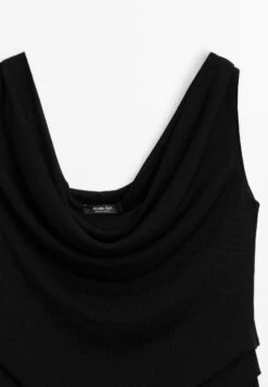 Massimo Dutti FLOWING DRAPED NECK - Top - Black 21 Massimo Dutti FLOWING DRAPED NECK - Top - Black -Massimo Dutti Shop 510beae920334416957d3f55424d9481