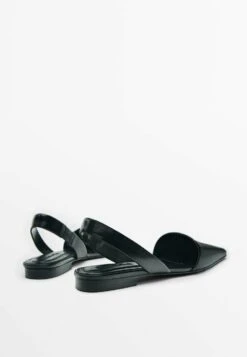 Massimo Dutti Flats- Slingback Ballet Pumps - Black -Massimo Dutti Shop 520346cf0c754fa69ee128d07c570ffb