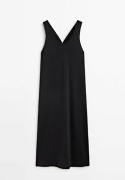 Massimo Dutti Midi With Gathered Detail At The Back - Day Dress -Massimo Dutti Shop 5227da32206f49ecb674cdc7a4a67161