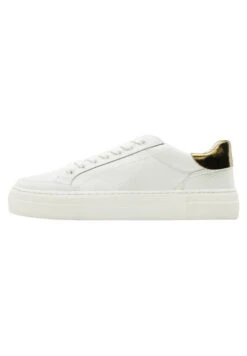 Massimo Dutti With Laminated- Trainers - White