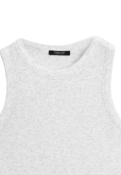 Massimo Dutti LIGHTWEIGHT HALTER NECK - Basic T-shirt - Light Grey 15 Massimo Dutti LIGHTWEIGHT HALTER NECK - Basic T-shirt - Light Grey -Massimo Dutti Shop 52b782bb18d848ba893c8b787293f948