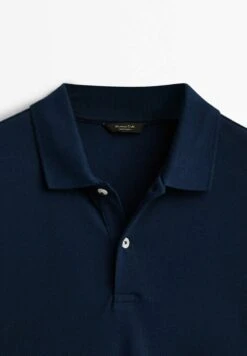 Massimo Dutti Polo Shirt - Blue -Massimo Dutti Shop 52dc2d5311d449b0a0b2b6af99afc089