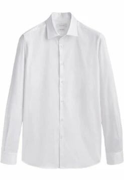 Massimo Dutti Stretch Slim-Fit - Formal Shirt - White