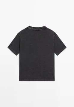 Massimo Dutti Basic T-shirt - Mottled Light Grey 18 Massimo Dutti Basic T-shirt - Mottled Light Grey -Massimo Dutti Shop 531d1e399094456ea48612abbb1e06c9