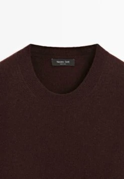 Massimo Dutti CREW NECK LONG SLEEVE - Jumper - Bordeaux -Massimo Dutti Shop 53454dca62994005b3efb06d6eec5a47