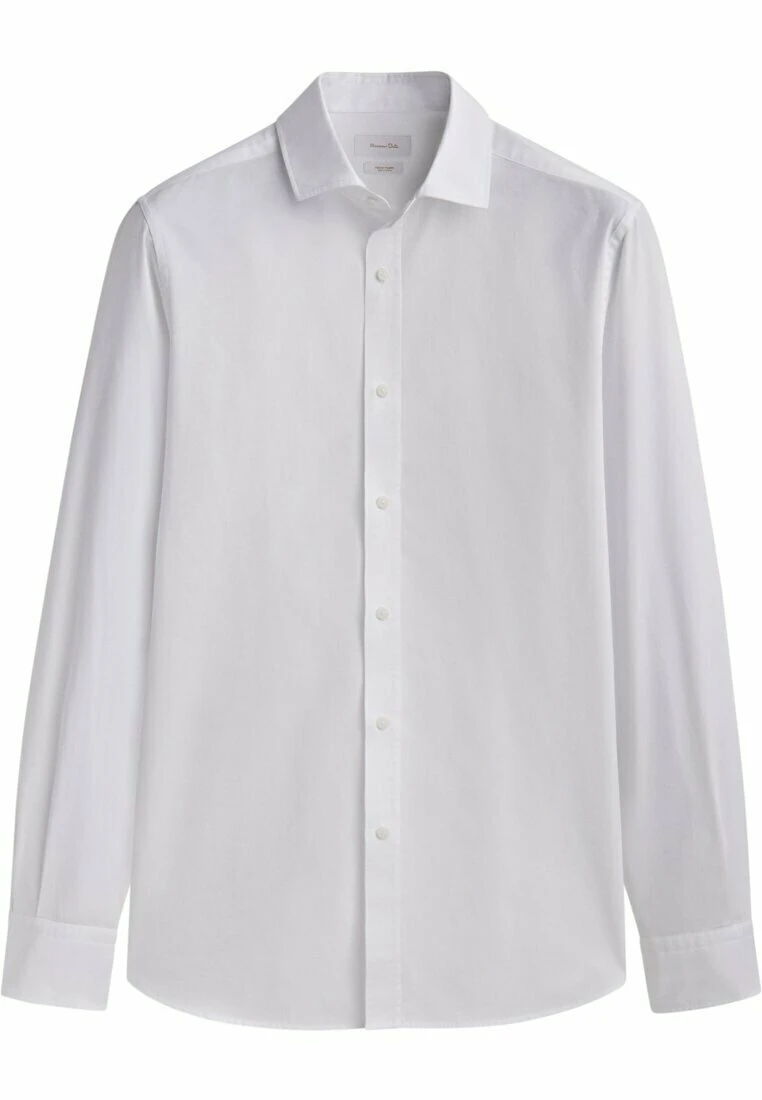 Massimo Dutti Textured- Formal Shirt - White 7 Massimo Dutti Textured- Formal Shirt - White - Image 5