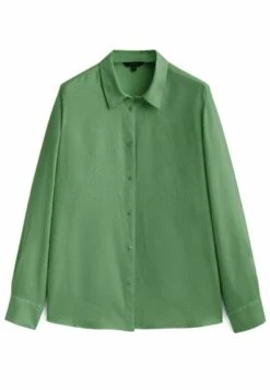 Massimo Dutti Button-Down Blouse - Dark Green -Massimo Dutti Shop 536015e9901543d395f9f7cff065baab