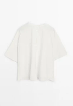 Massimo Dutti SHORT CAPE WITH SEAM DETAILS - Cape - White -Massimo Dutti Shop 538006c36faf4a7a8b07f1c5944eb00c