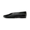 Massimo Dutti SHINY SOFT FLATS - Ballet Pumps - Black