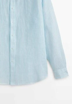 Massimo Dutti Striped - Shirt - Mottled Turquoise -Massimo Dutti Shop 53b1da40b22f46f0a6fbee722ab7aef4