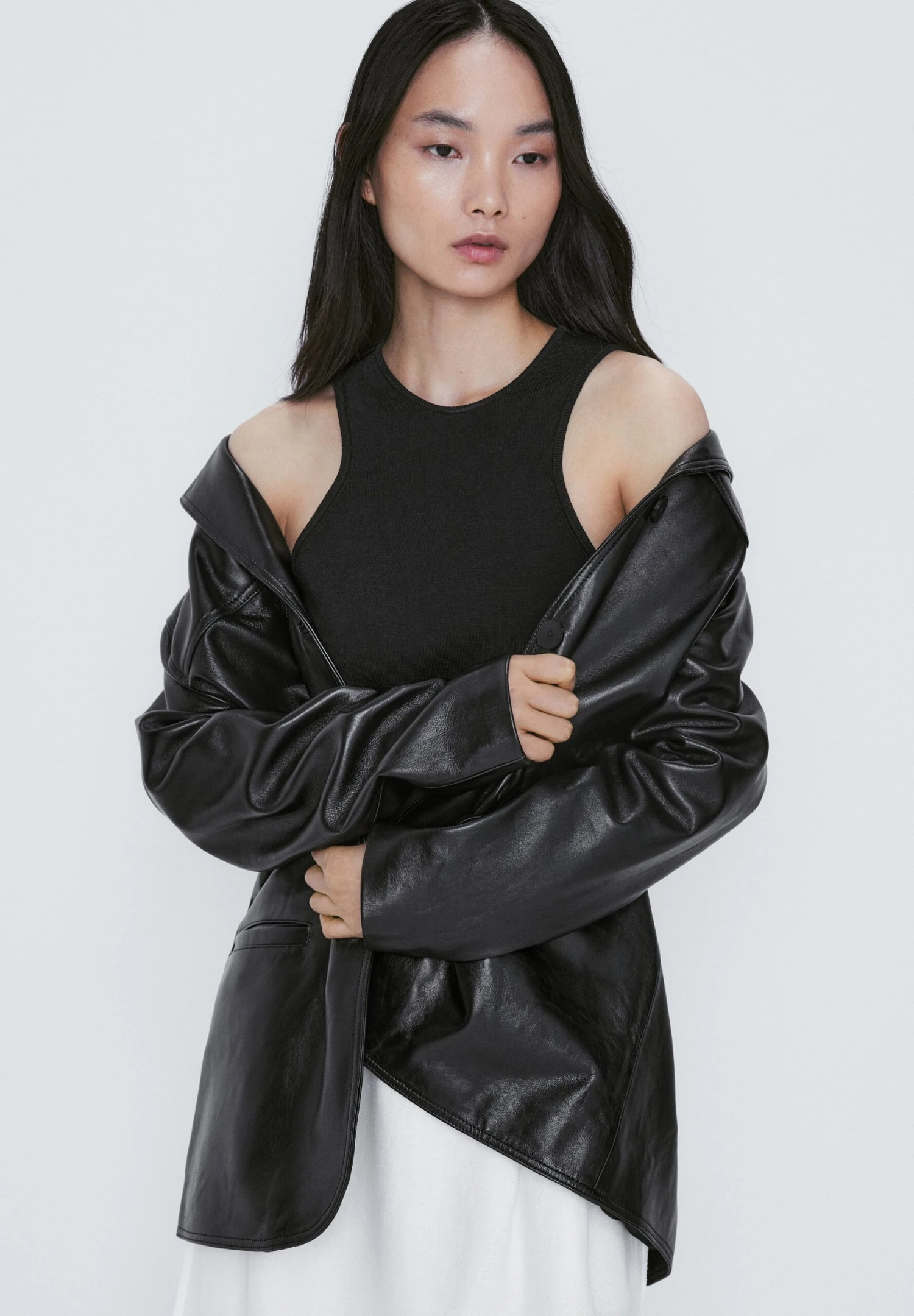 Massimo Dutti Sleeveless- Top - Black 11 Massimo Dutti Sleeveless- Top - Black - Image 9