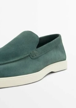 Massimo Dutti Split - Slip-Ons - Blue -Massimo Dutti Shop 53c50b16bf9c452f969b1d96a38785d9