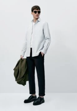 Massimo Dutti Slim Fit - Shirt - Blue/Grey 13 Massimo Dutti Slim Fit - Shirt - Blue/Grey -Massimo Dutti Shop 53dd2701f0e54c9ea3f48c1f094a6b94